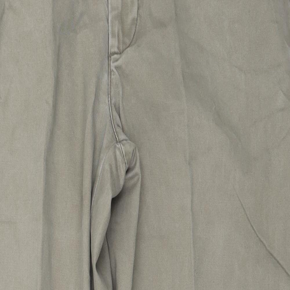 TU Mens Green  Corduroy Straight Jeans Size 36 L30 in