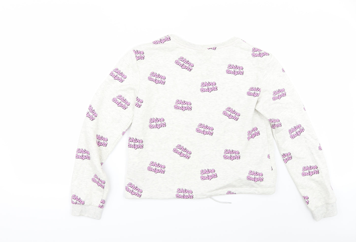 H&M Girls Beige   Pullover Sweatshirt Size 15 Years