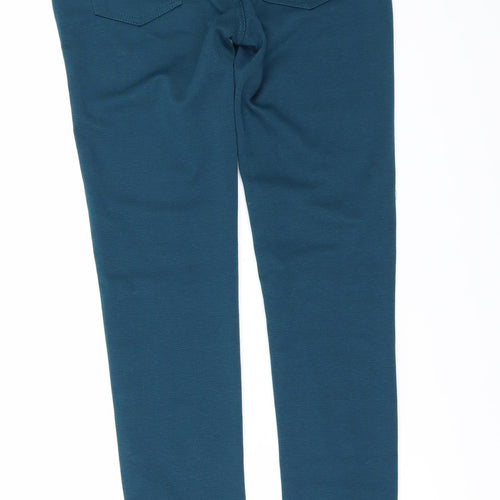 Denim & Co. Womens Blue   Trousers  Size 8 L31 in