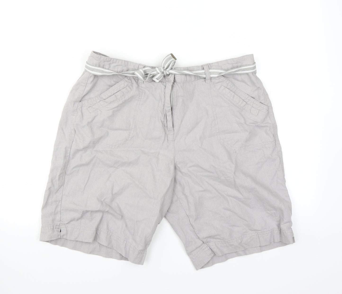 Authentic Womens Grey    Shorts Size 16