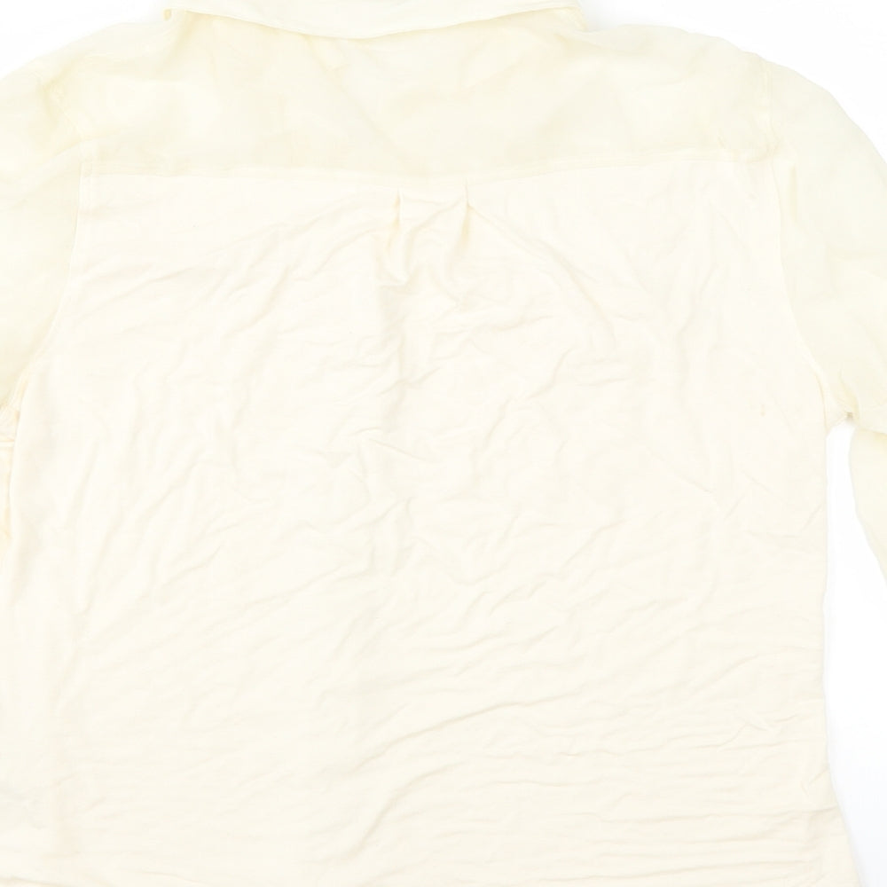 Marks and Spencer Womens Ivory   Basic Blouse Size 12