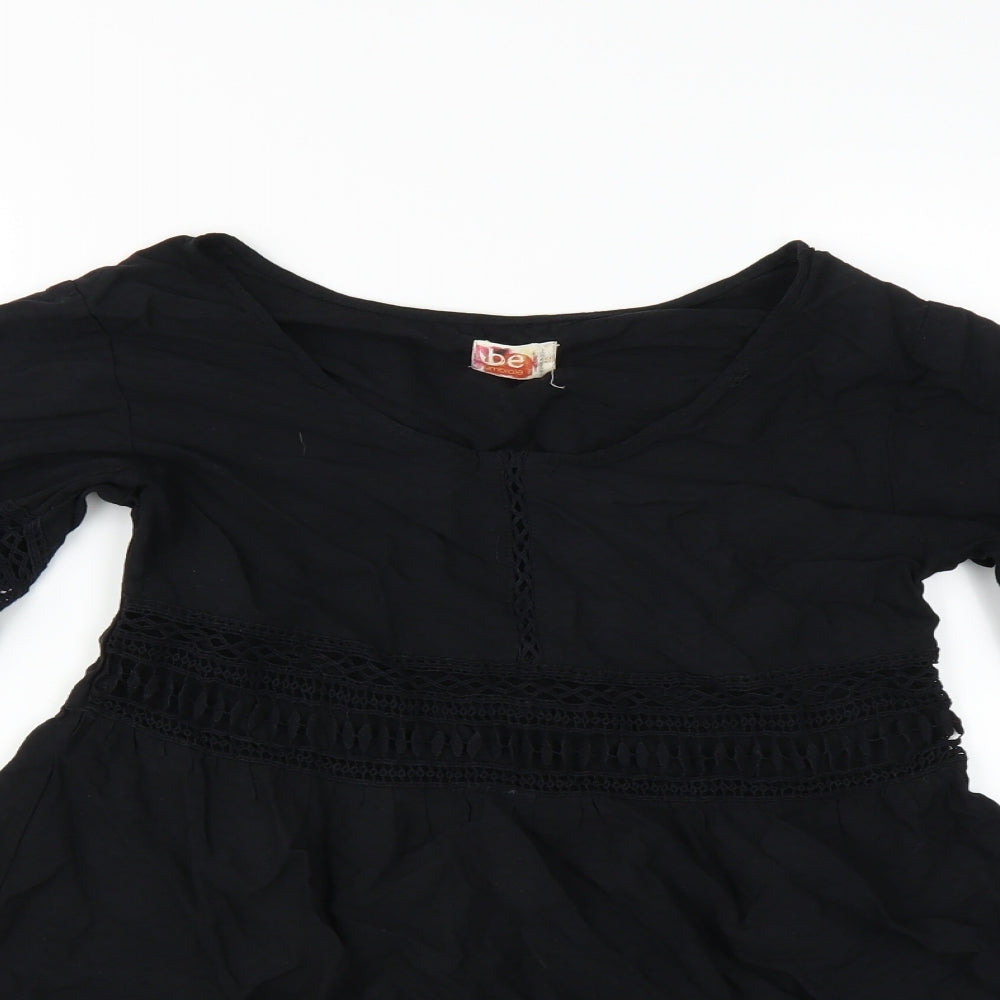 Umbrale Womens Black   Fit & Flare  Size 12  - Crochet detail