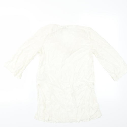H&M Womens Ivory   Basic Blouse Size 12