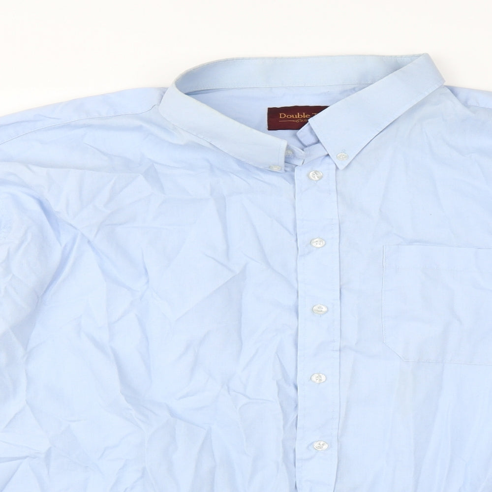 Double TWO Mens Blue    Dress Shirt Size 21