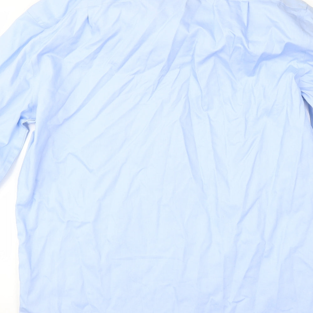 Marks and Spencer Mens Blue    Dress Shirt Size 15.5
