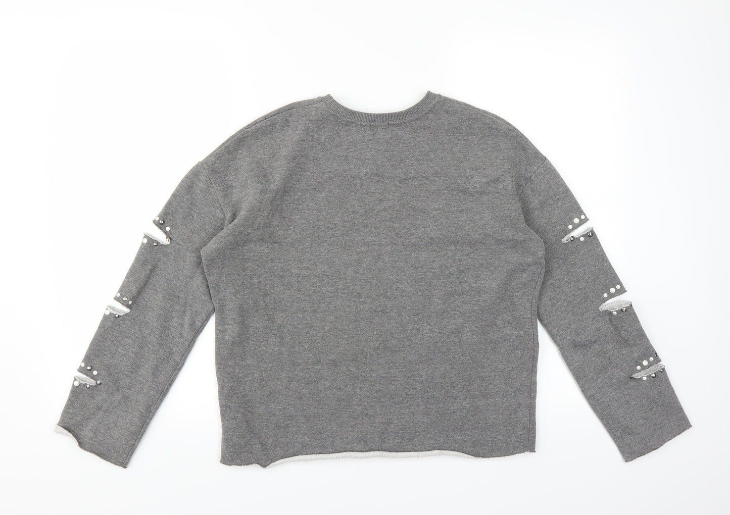River Island Girls Grey   Pullover Jumper Size 11-12 Years
