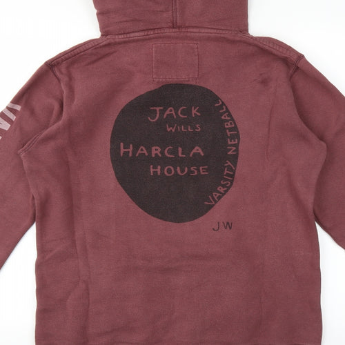 Jack Wills Womens Brown   Pullover Hoodie Size 14