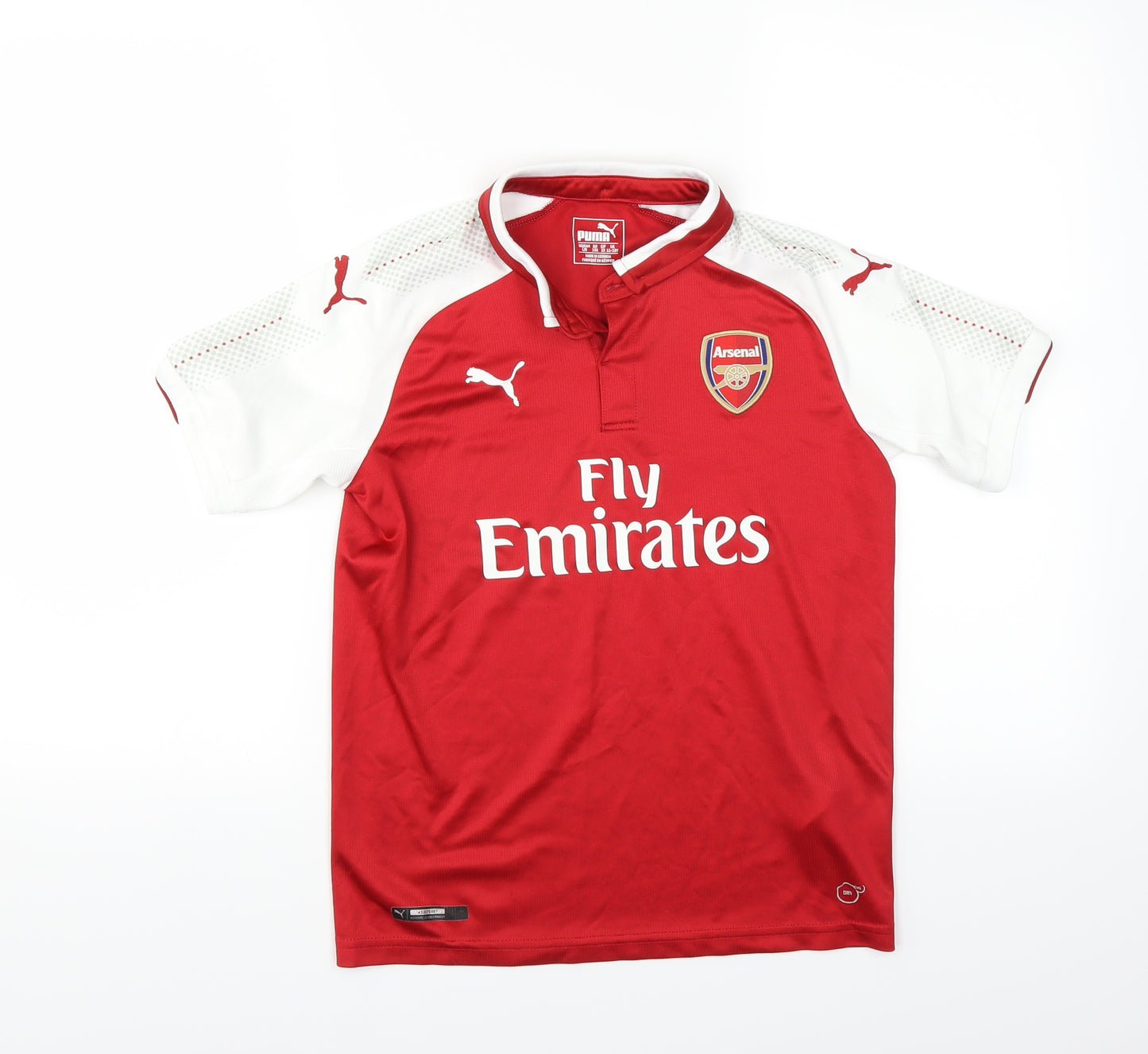 PUMA Boys Red   Basic Polo Size 11-12 Years  - Arsenal FC