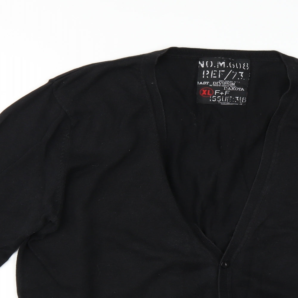 F&F Womens Black   Cardigan Jumper Size XL