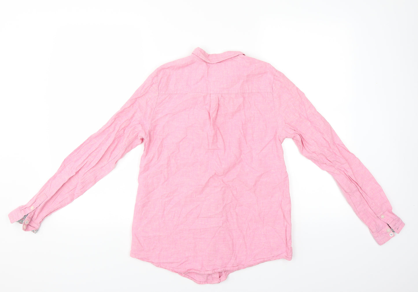 Joules Womens Pink   Basic Button-Up Size 8