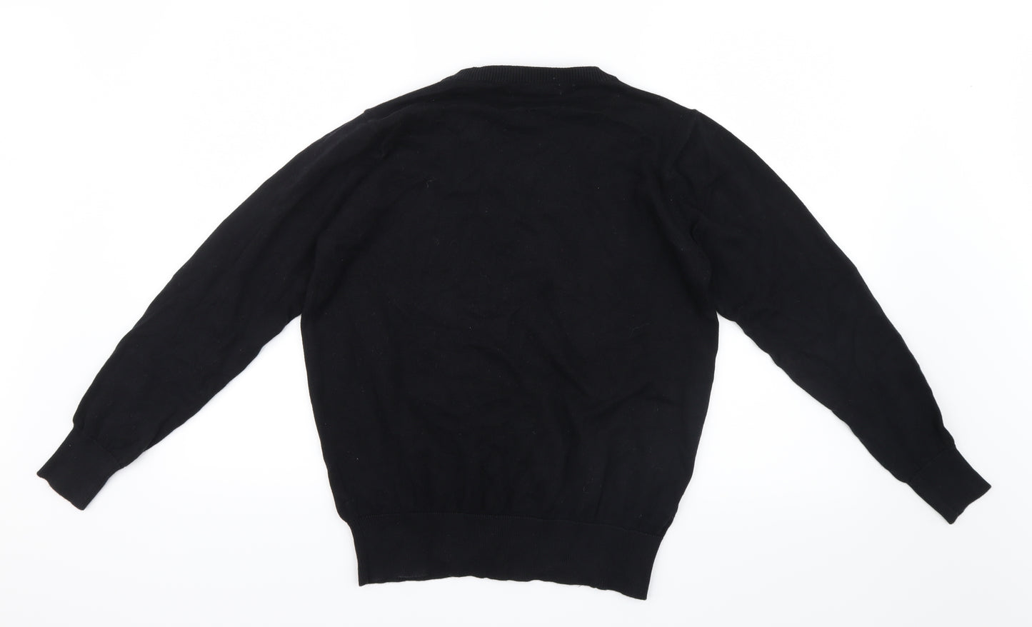 EWM Womens Black  Knit Cardigan Jumper Size M