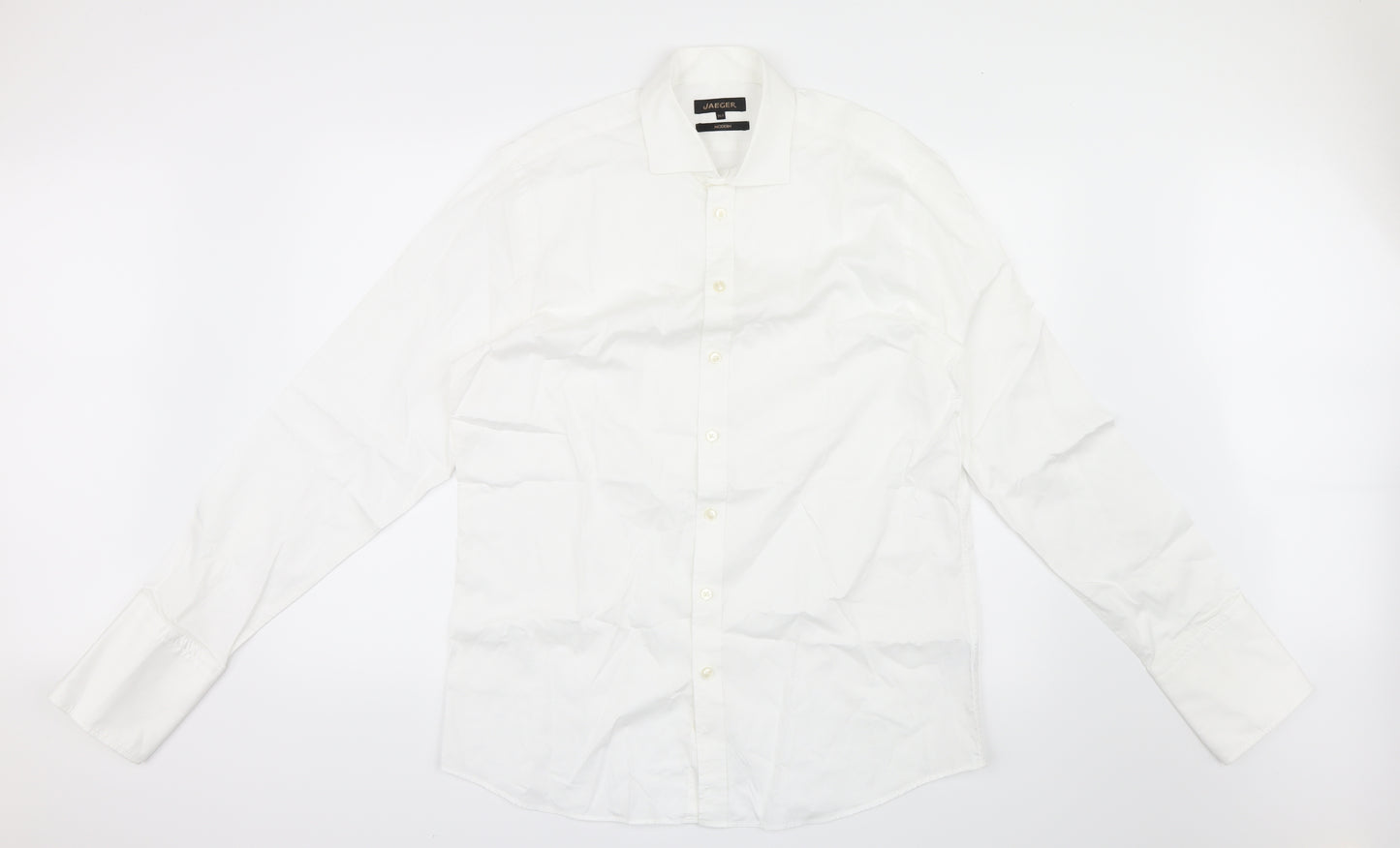 Jaeger Mens White    Dress Shirt Size 16.5