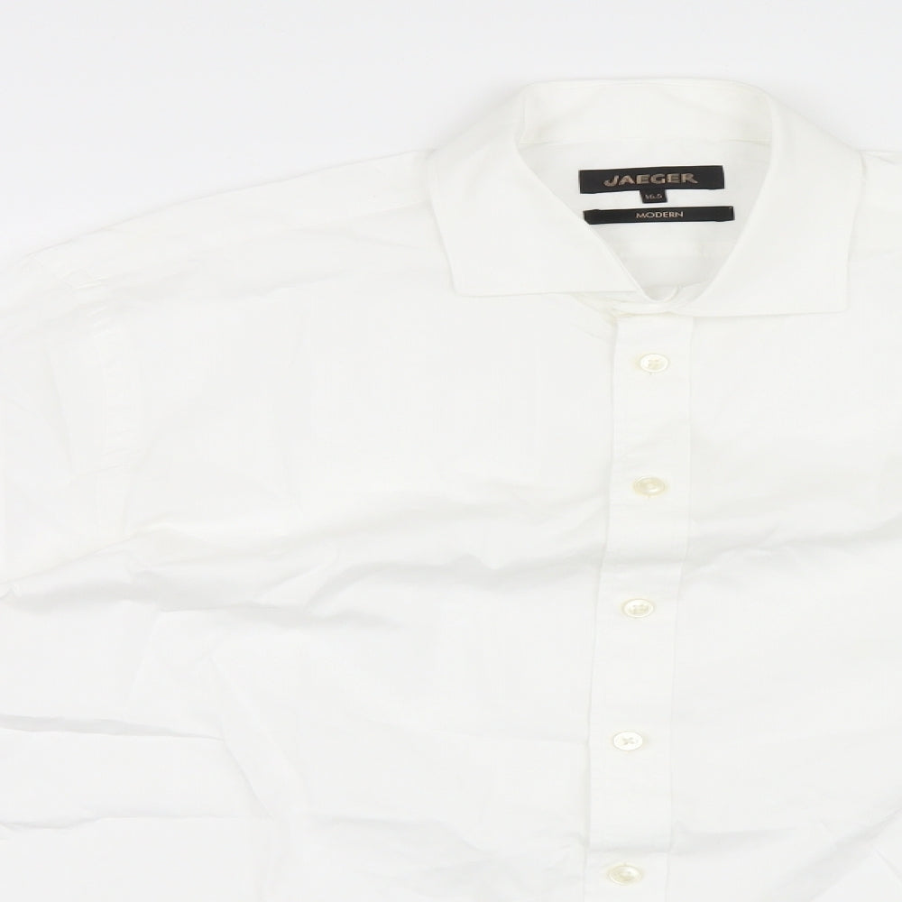 Jaeger Mens White    Dress Shirt Size 16.5
