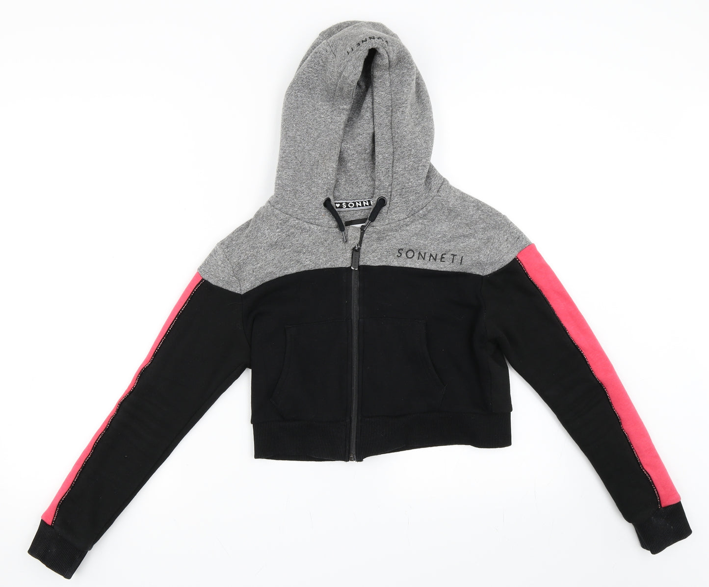 Sonnetti Girls Black   Pullover Hoodie Size 12-13 Years