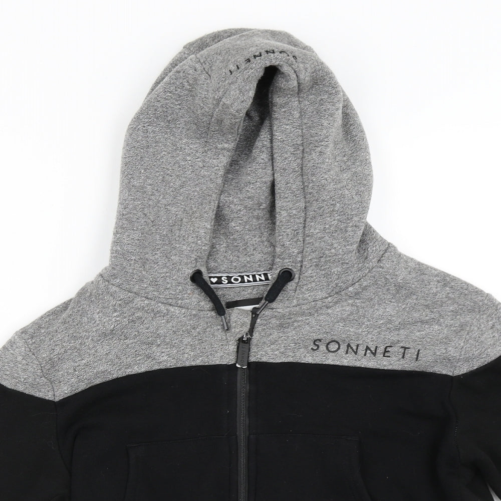 Sonnetti Girls Black   Pullover Hoodie Size 12-13 Years