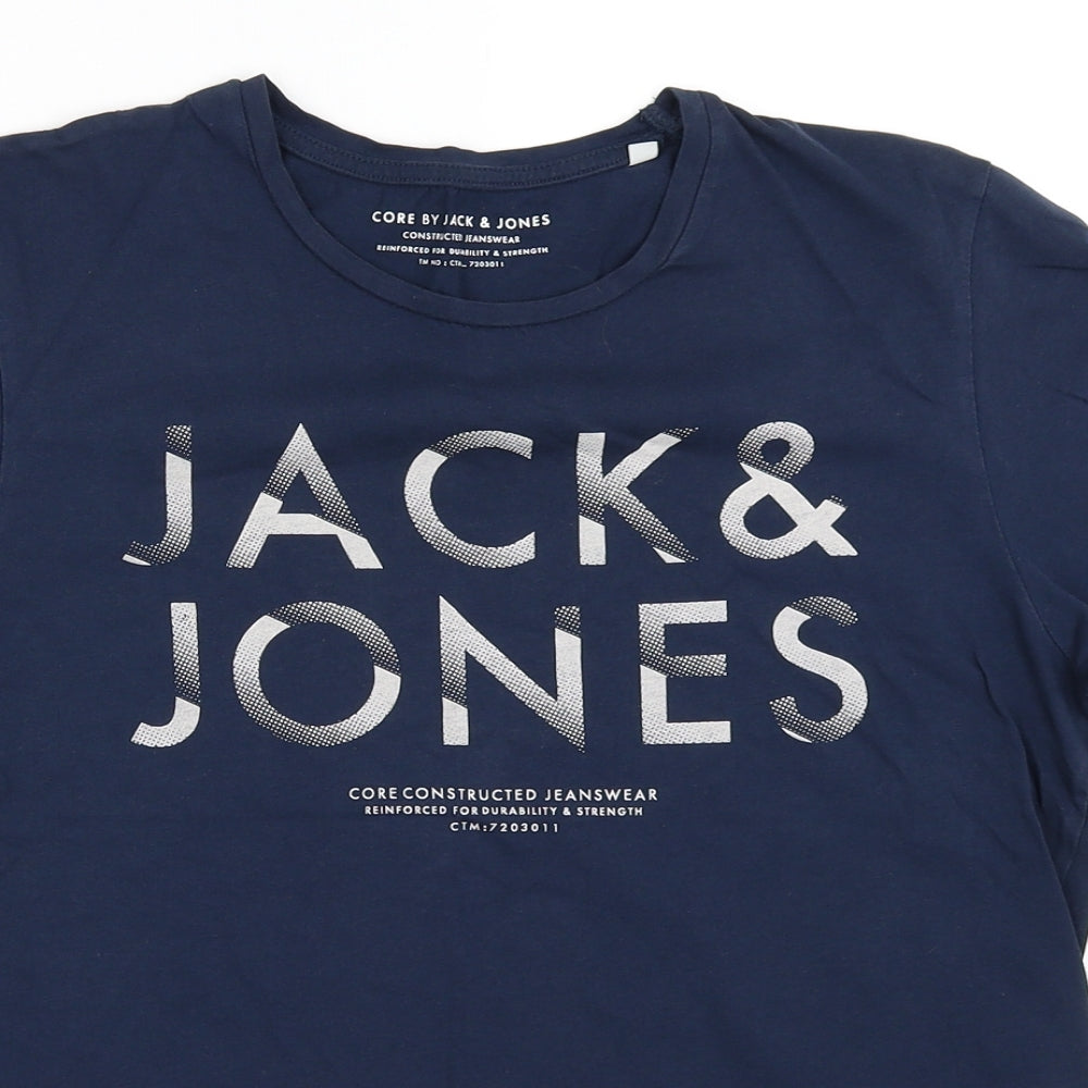 Jack Jones Womens Blue   Basic T-Shirt Size M