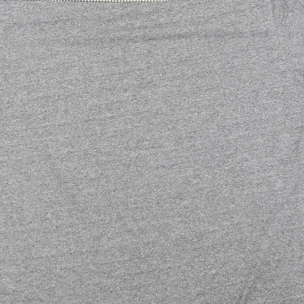 One True Saxon Mens Grey    T-Shirt Size L