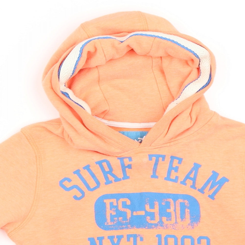 NEXT Girls Orange   Pullover Hoodie Size 3 Years