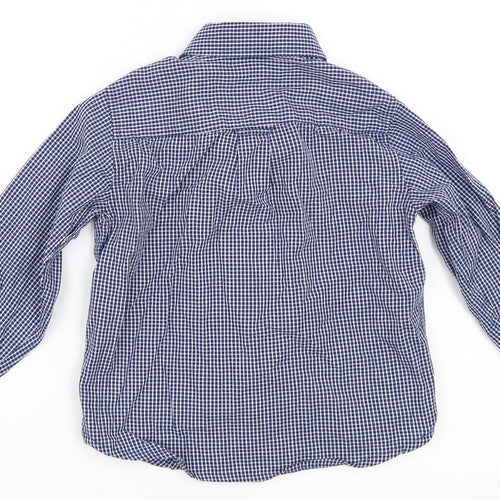Primark Boys Blue Check  Basic Button-Up Size 2-3 Years
