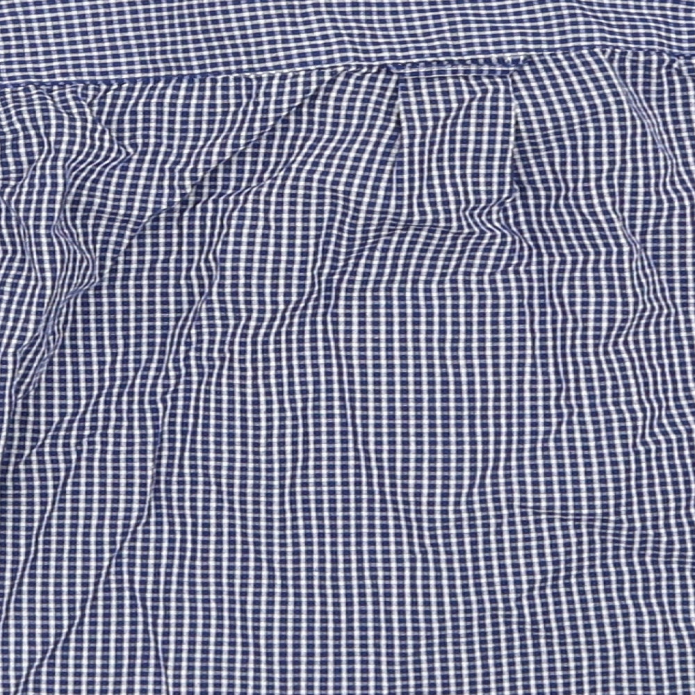 Primark Boys Blue Check  Basic Button-Up Size 2-3 Years