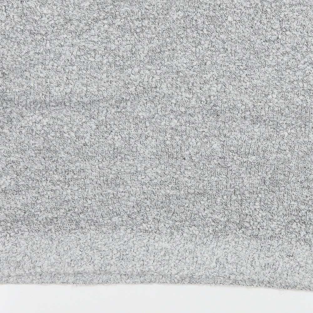 H&M Womens Grey  Knit Pullover Jumper Size M