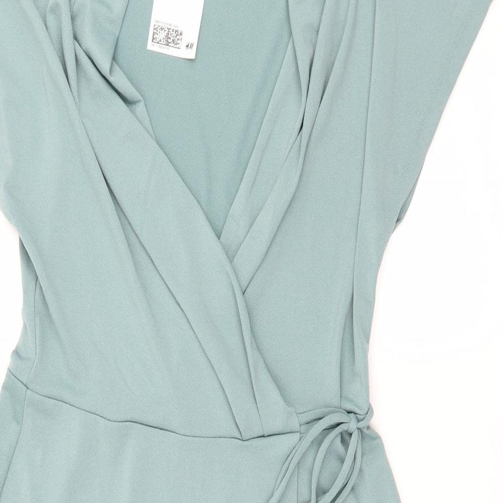 H&M Womens Blue   Skater Dress  Size S