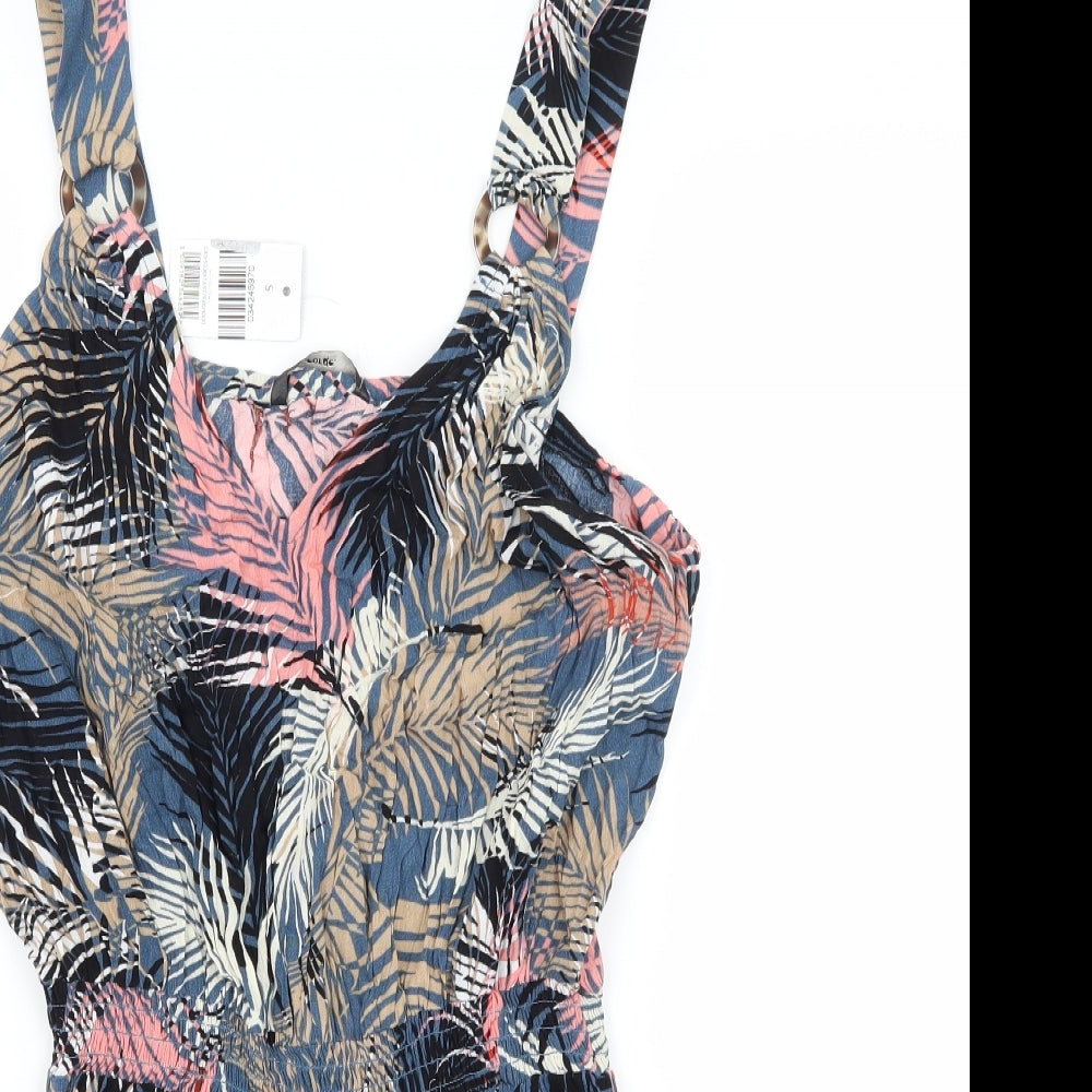 George Womens Multicoloured Floral  Playsuit One-Piece Size S