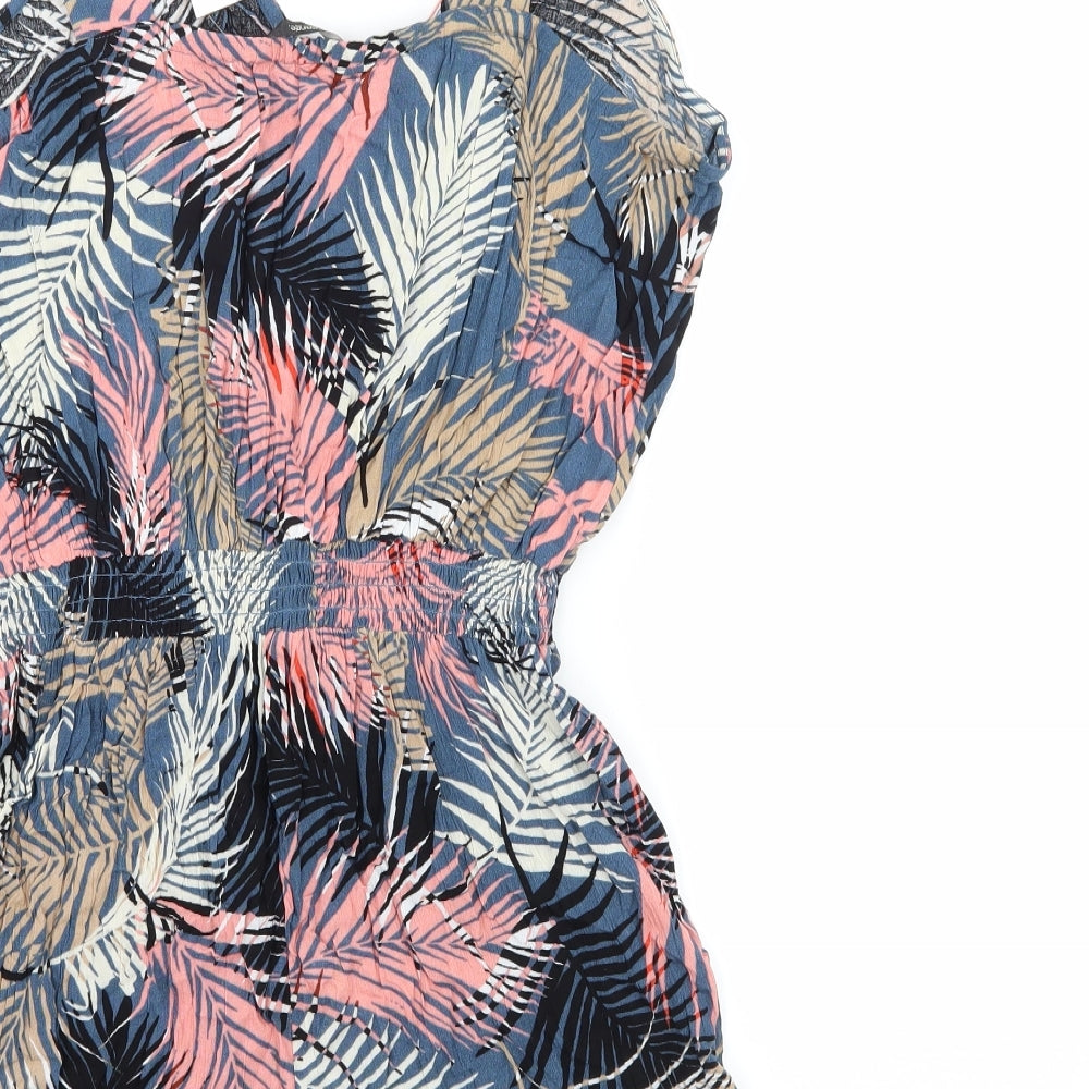George Womens Multicoloured Floral  Playsuit One-Piece Size S