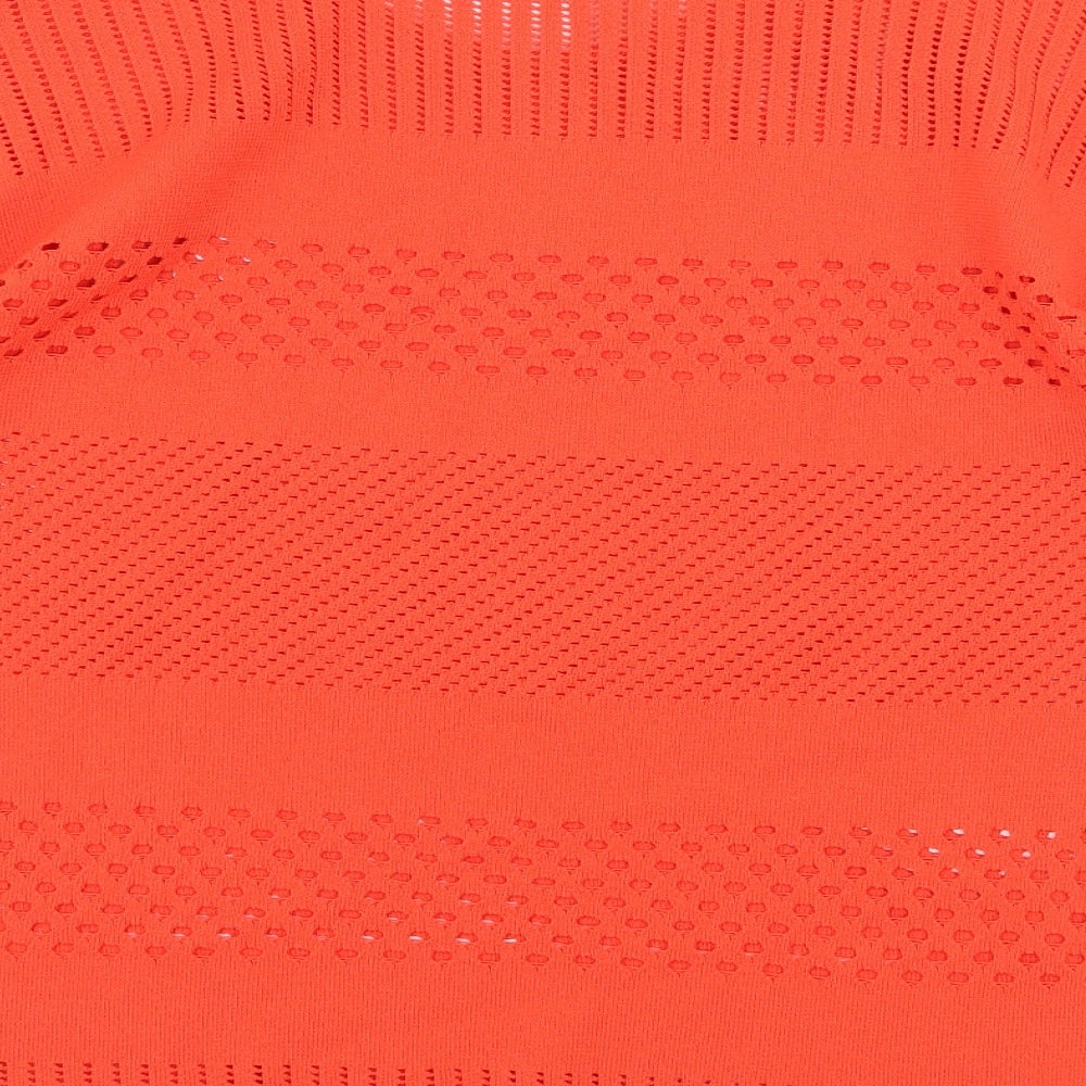 George Womens Orange  Jersey Basic T-Shirt Size 12  - Cut out