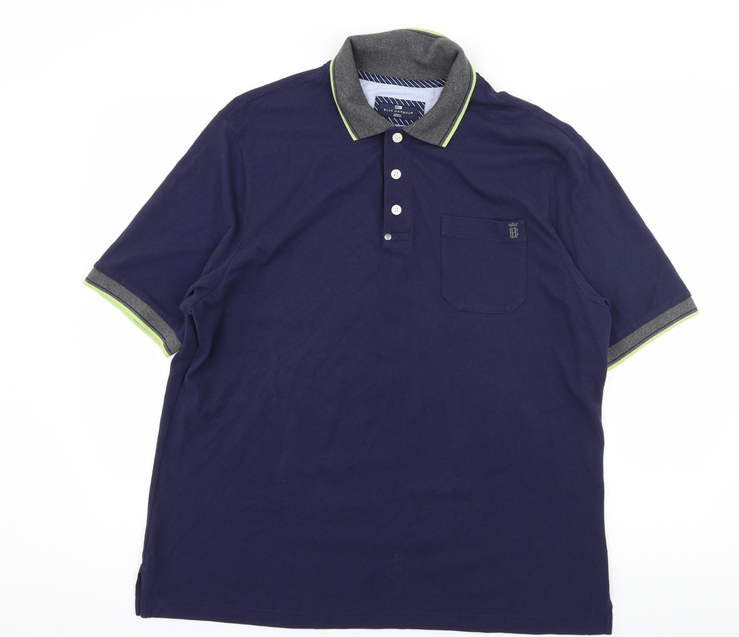 Marks and Spencer Mens Blue  Jersey  Polo Size L