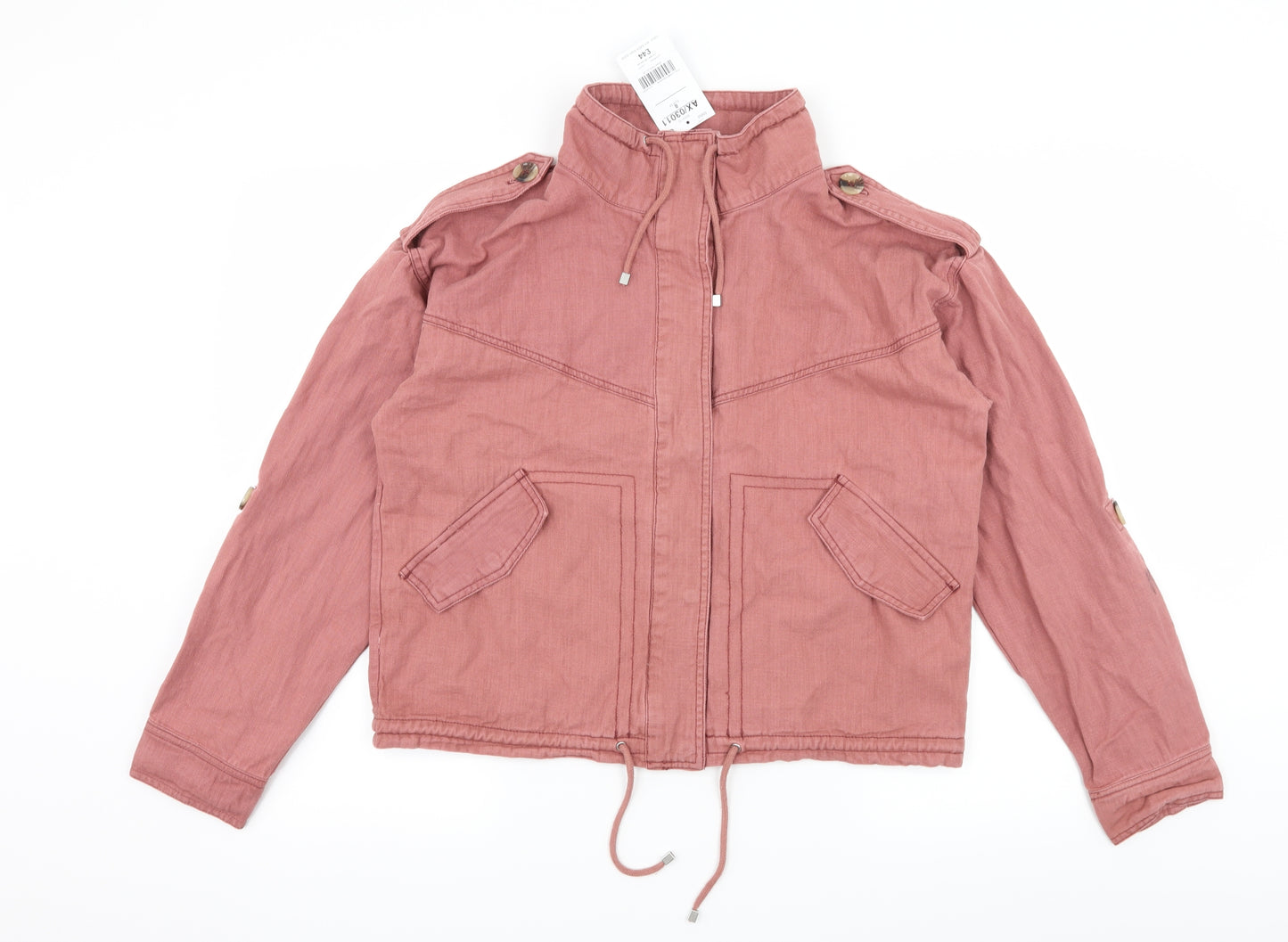 NEXT Womens Pink  Denim Jacket  Size 8