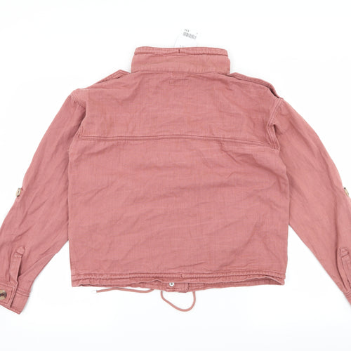 NEXT Womens Pink  Denim Jacket  Size 8