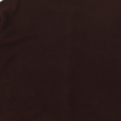 Pure & Natural Womens Brown  Knit Cardigan Jumper Size 18