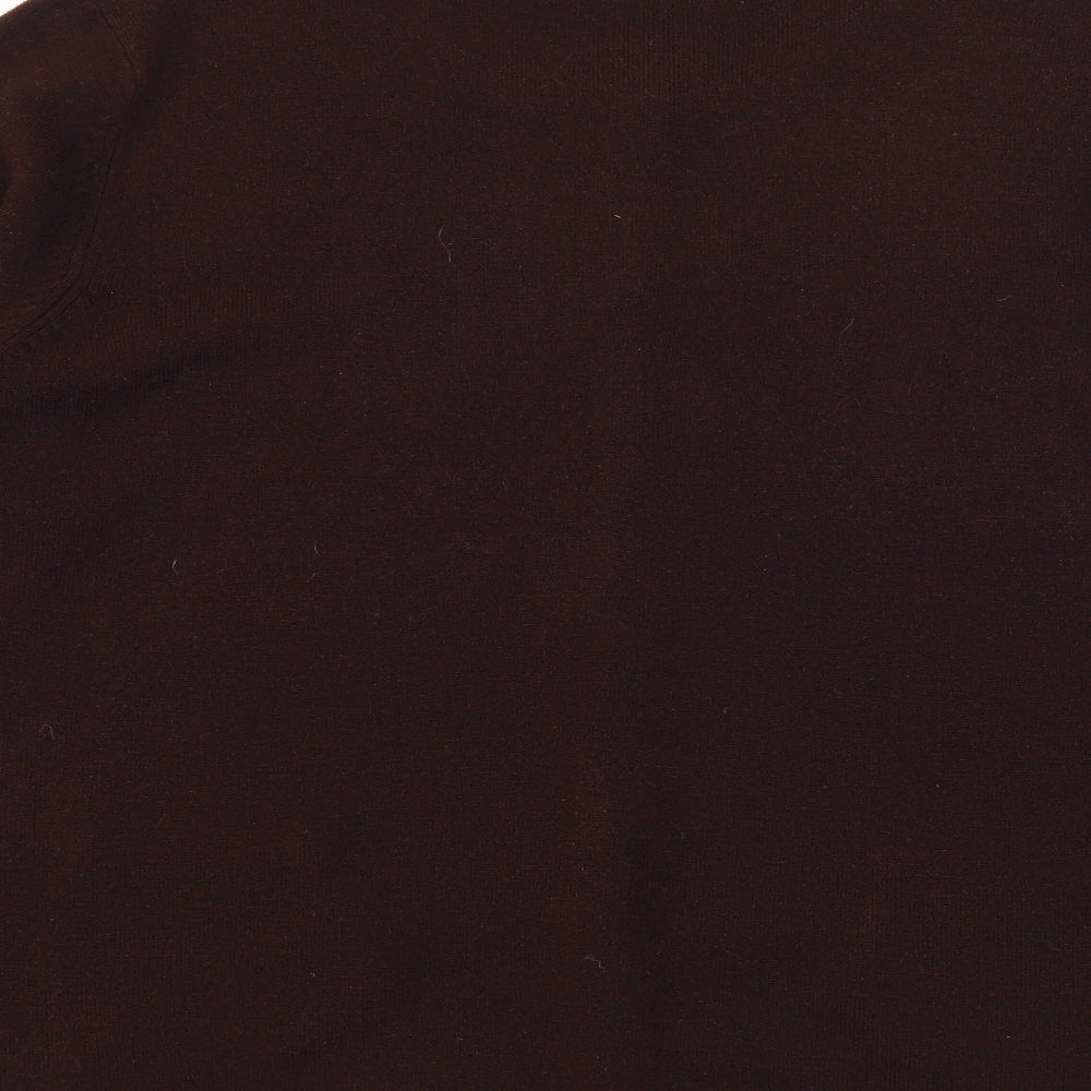 Pure & Natural Womens Brown  Knit Cardigan Jumper Size 18