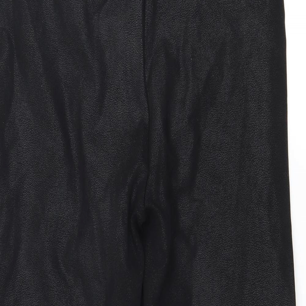 NEXT Womens Black  Jersey Capri Leggings Size 14 L25 in