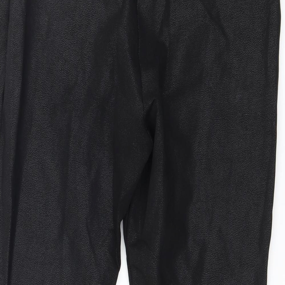 NEXT Womens Black  Jersey Capri Leggings Size 14 L25 in