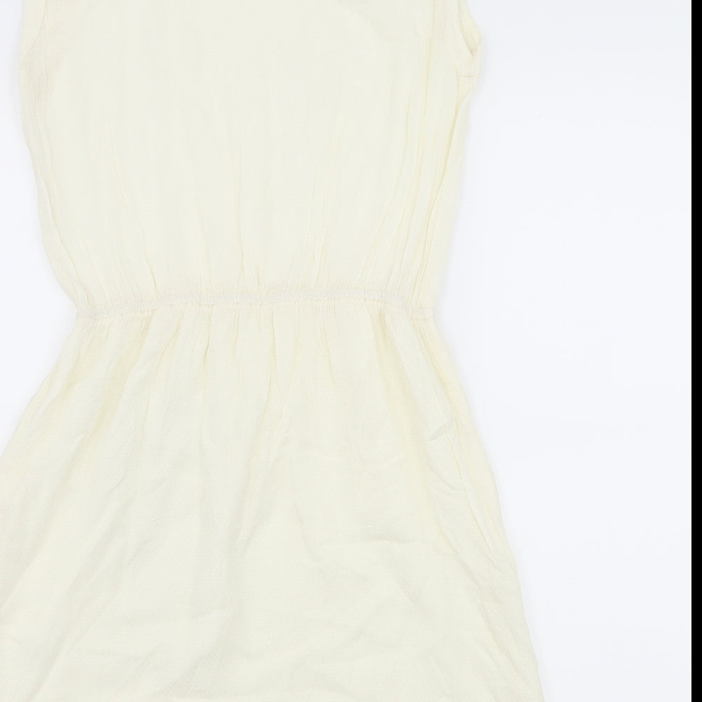 Kilibbi Womens Ivory   Skater Dress  Size M