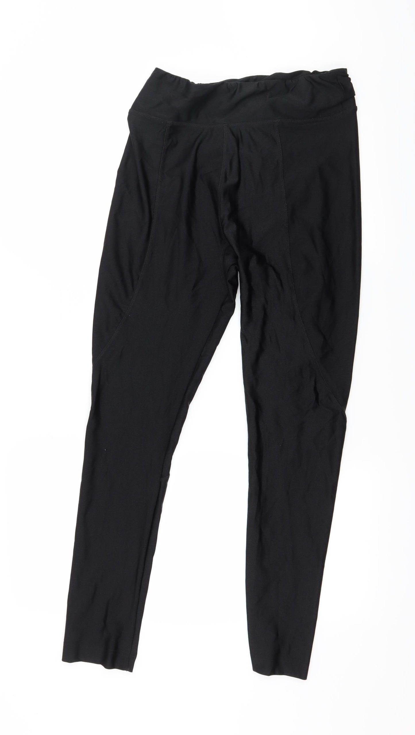 Topshop Womens Black   Capri Leggings Size 14 L28 in