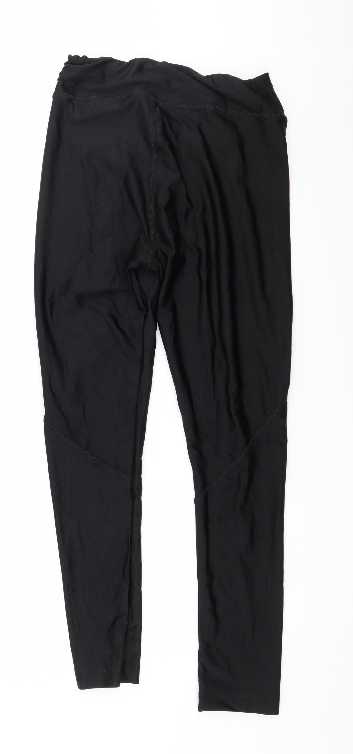 Topshop Womens Black   Capri Leggings Size 14 L28 in