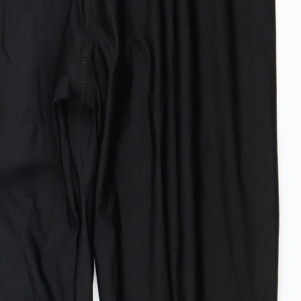 Topshop Womens Black   Capri Leggings Size 14 L28 in