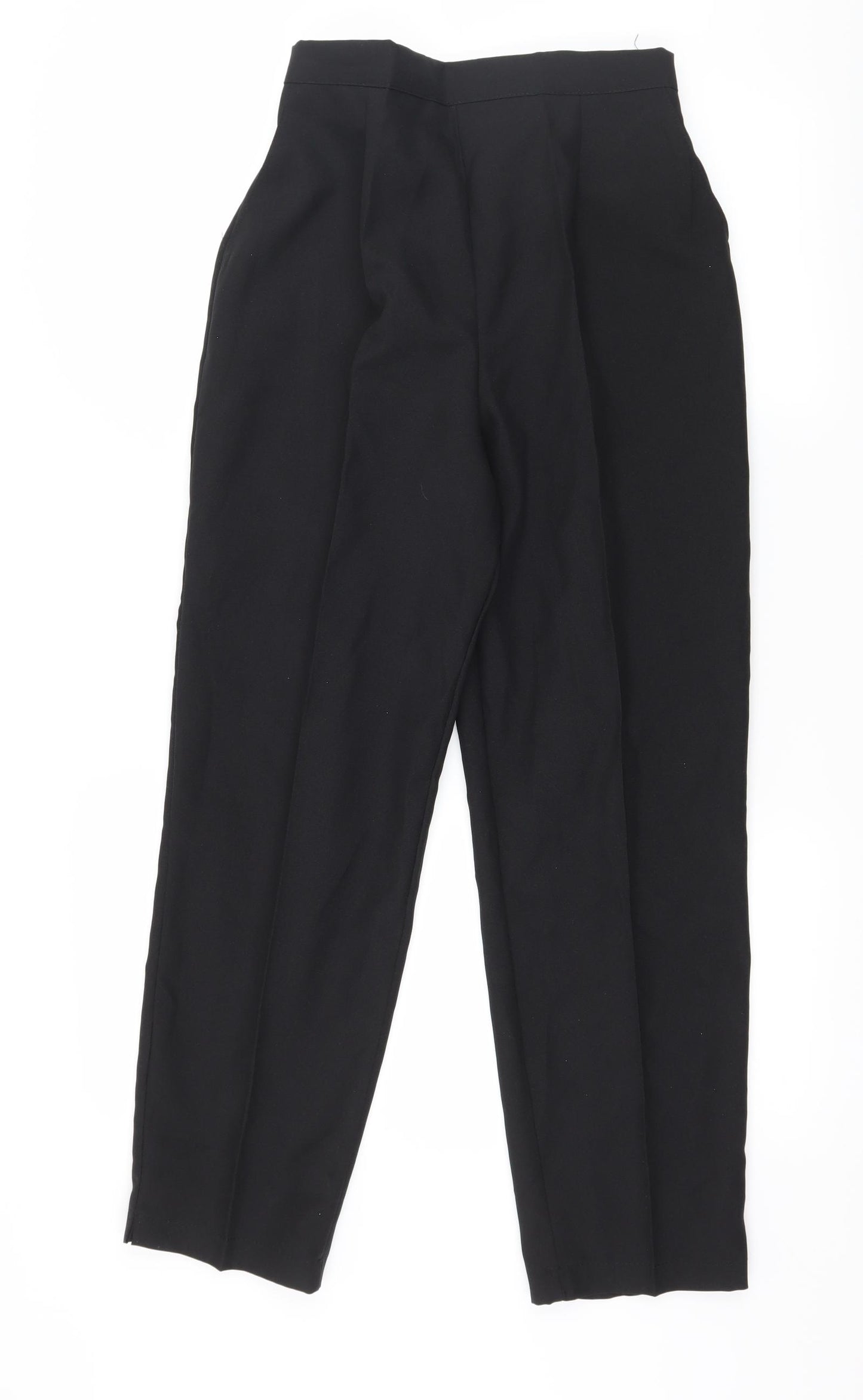 Preworn Womens Black   Trousers  Size 12 L26 in