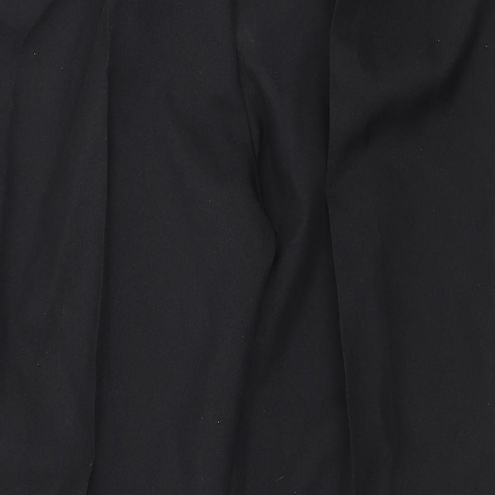 Preworn Womens Black   Trousers  Size 12 L26 in