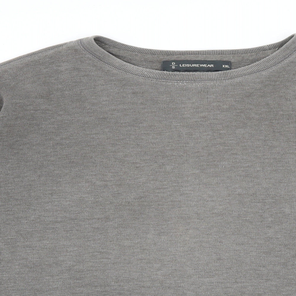St Bernard Mens Grey  Jersey Pullover Sweatshirt Size 2XL