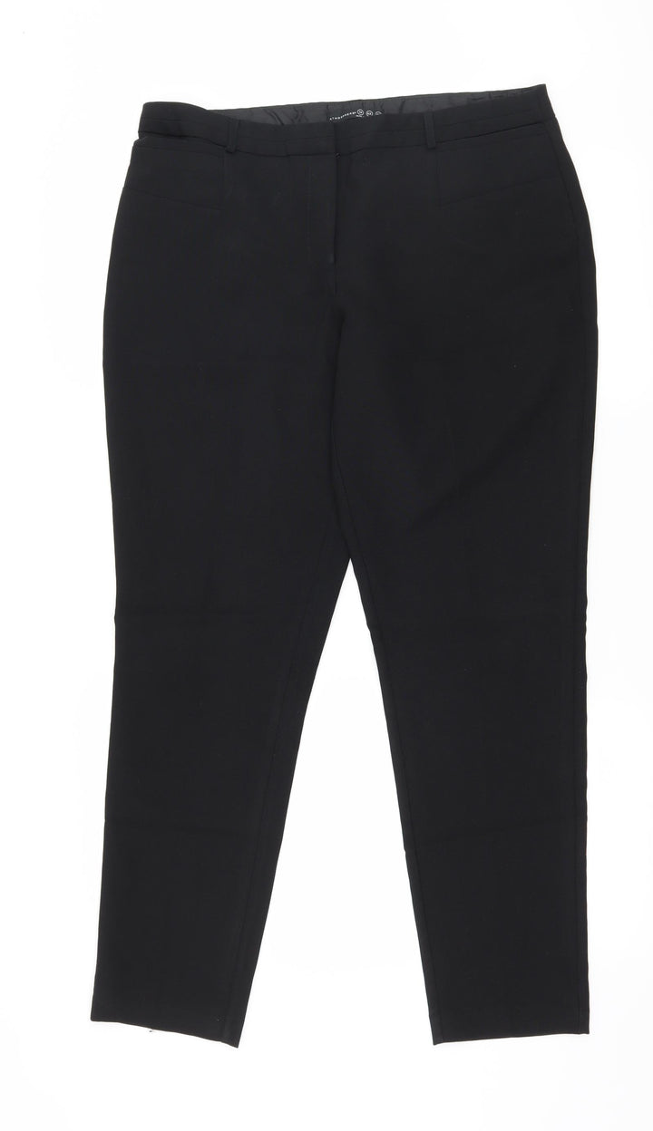 Atmosphere Womens Black   Trousers  Size 14 L29 in