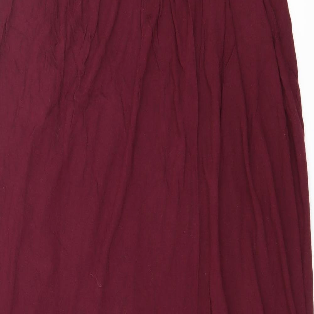 Atmosphere Womens Purple  Jersey Maxi Skirt Size 10