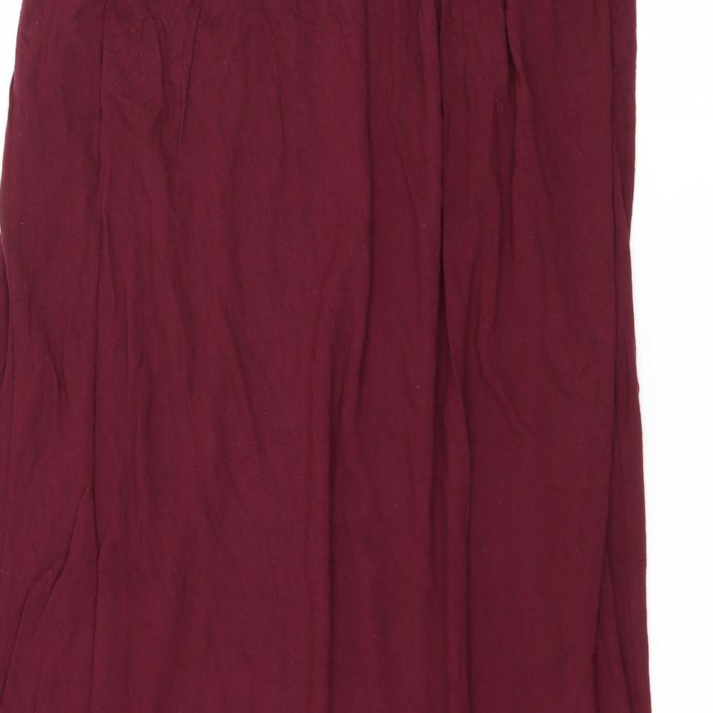 Atmosphere Womens Purple  Jersey Maxi Skirt Size 10