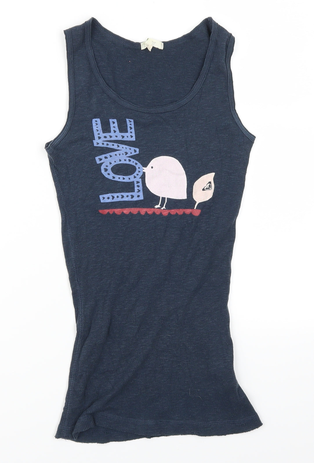 ROXY Womens Blue   Basic Tank Size S  - Love Bird Soul