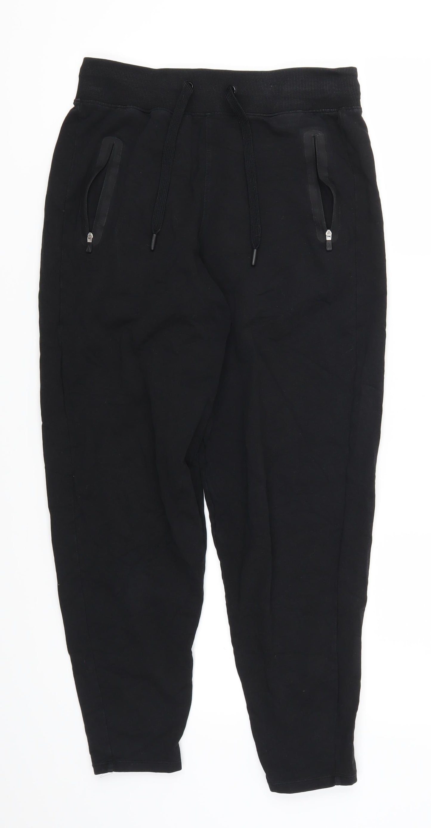 Marks and Spencer Womens Black   Sweatpants Trousers Size 8 L25 in