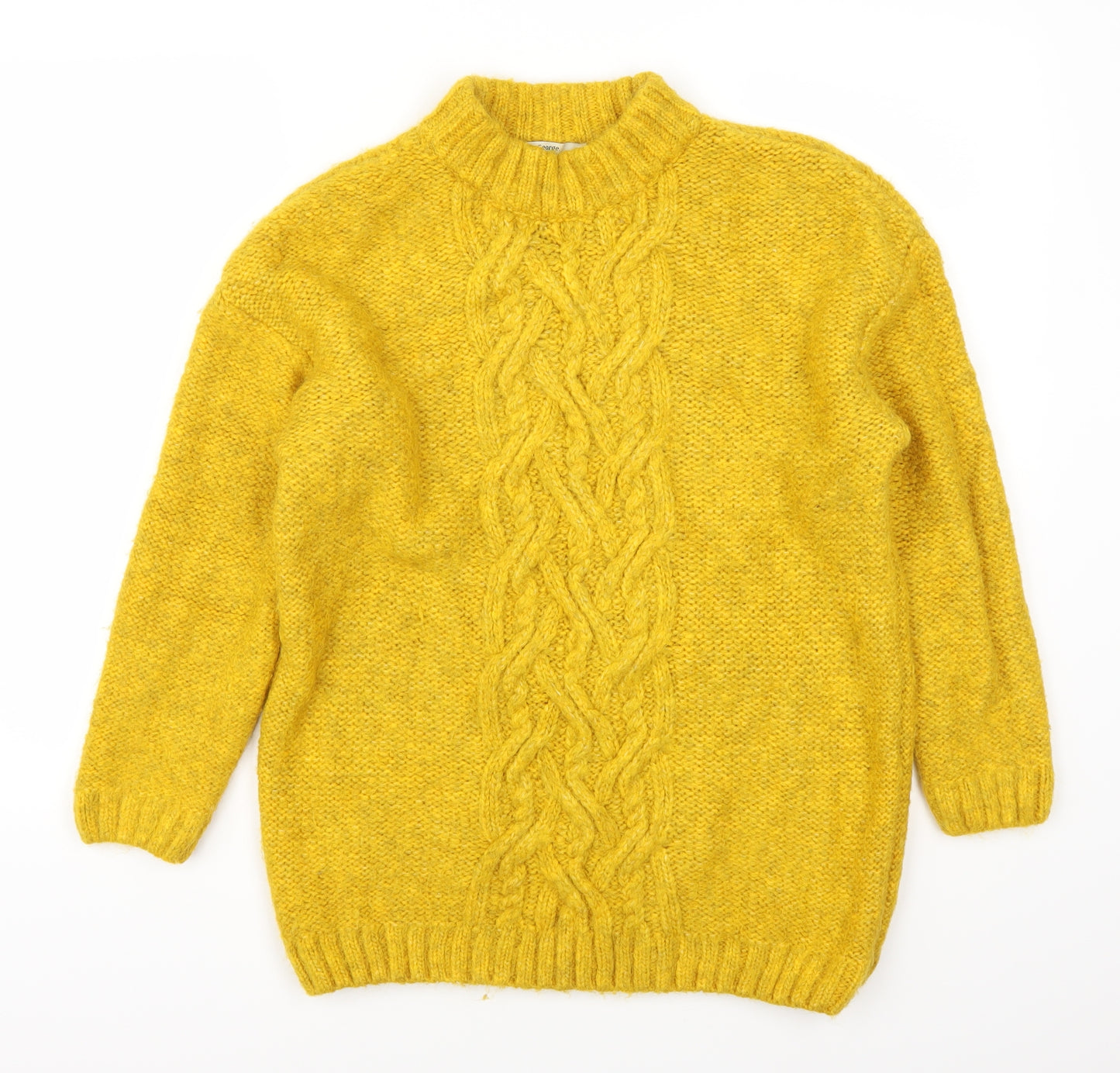George Womens Yellow   Pullover Jumper Size S