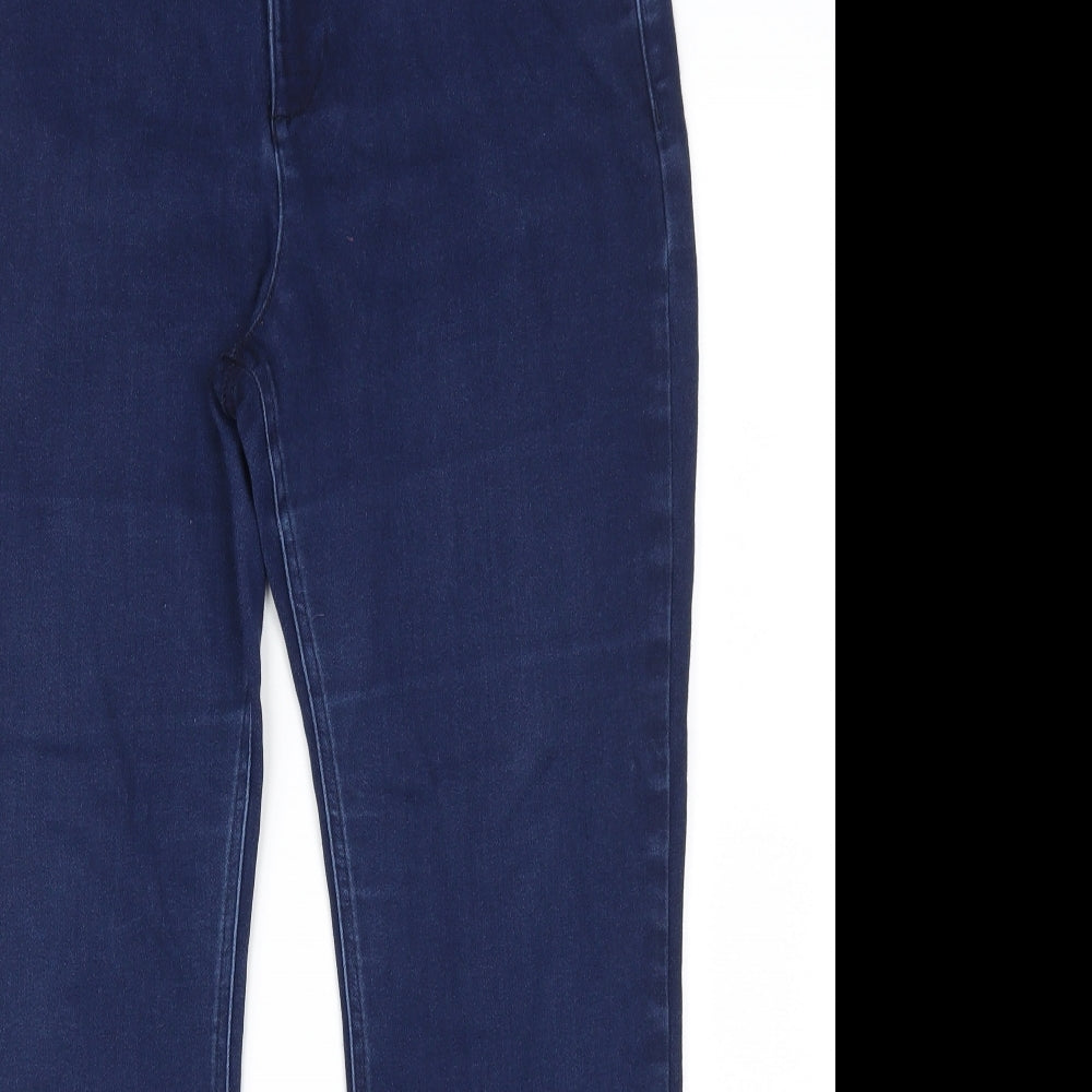 Marks and Spencer Womens Blue  Denim Bootcut Jeans Size 14 L27 in